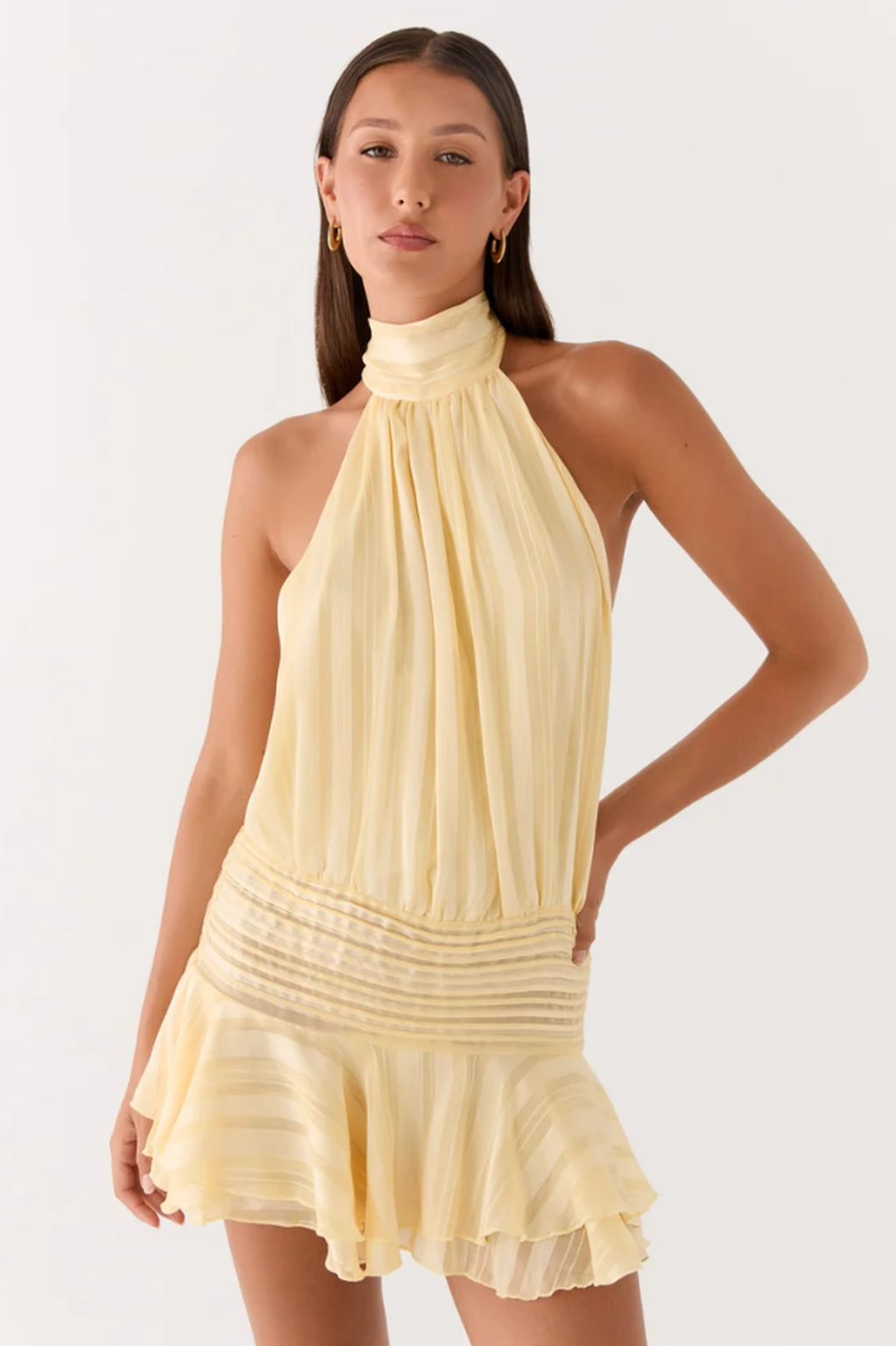 Marbella | Vestido midi plisado