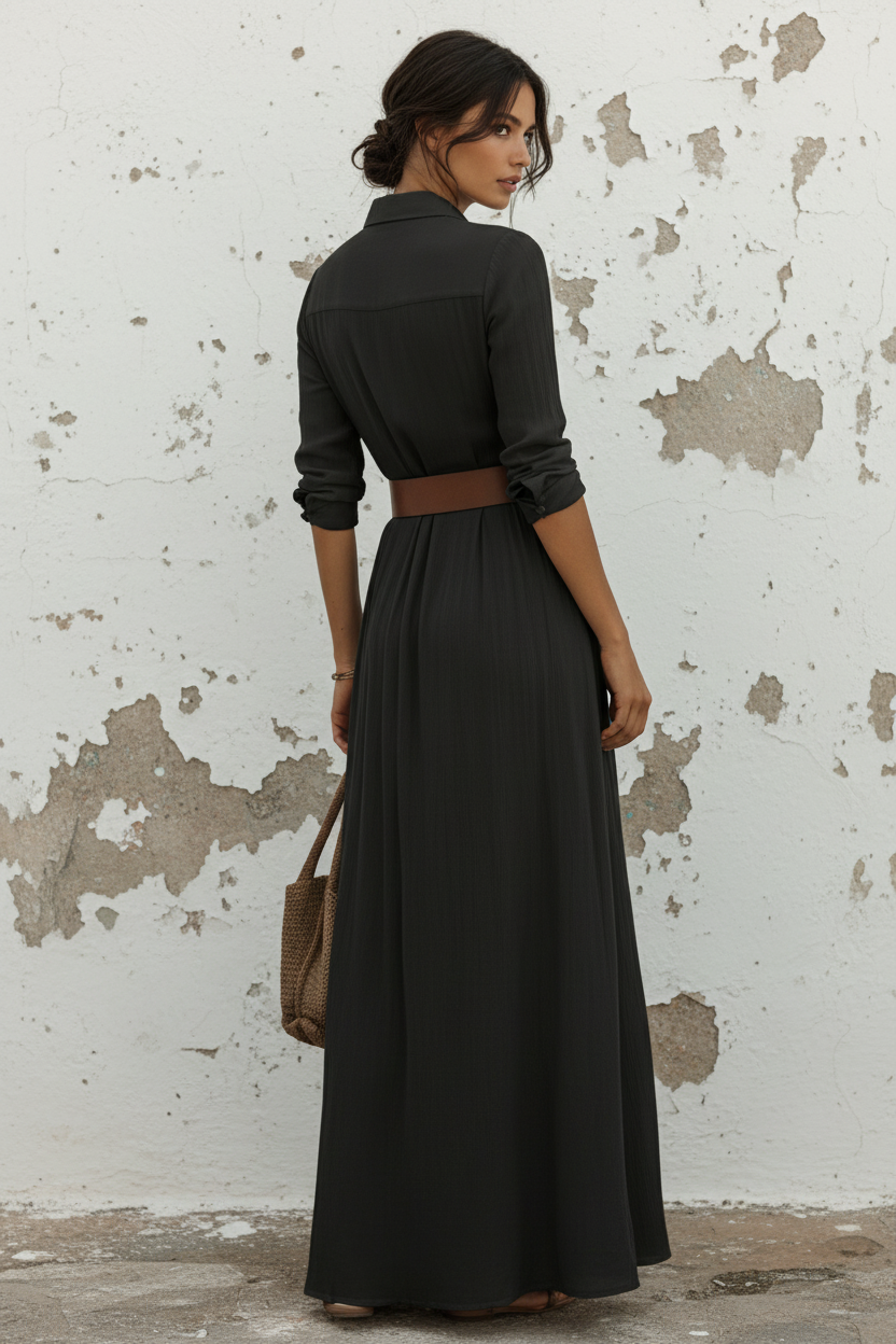 Vestido Preto — Costas