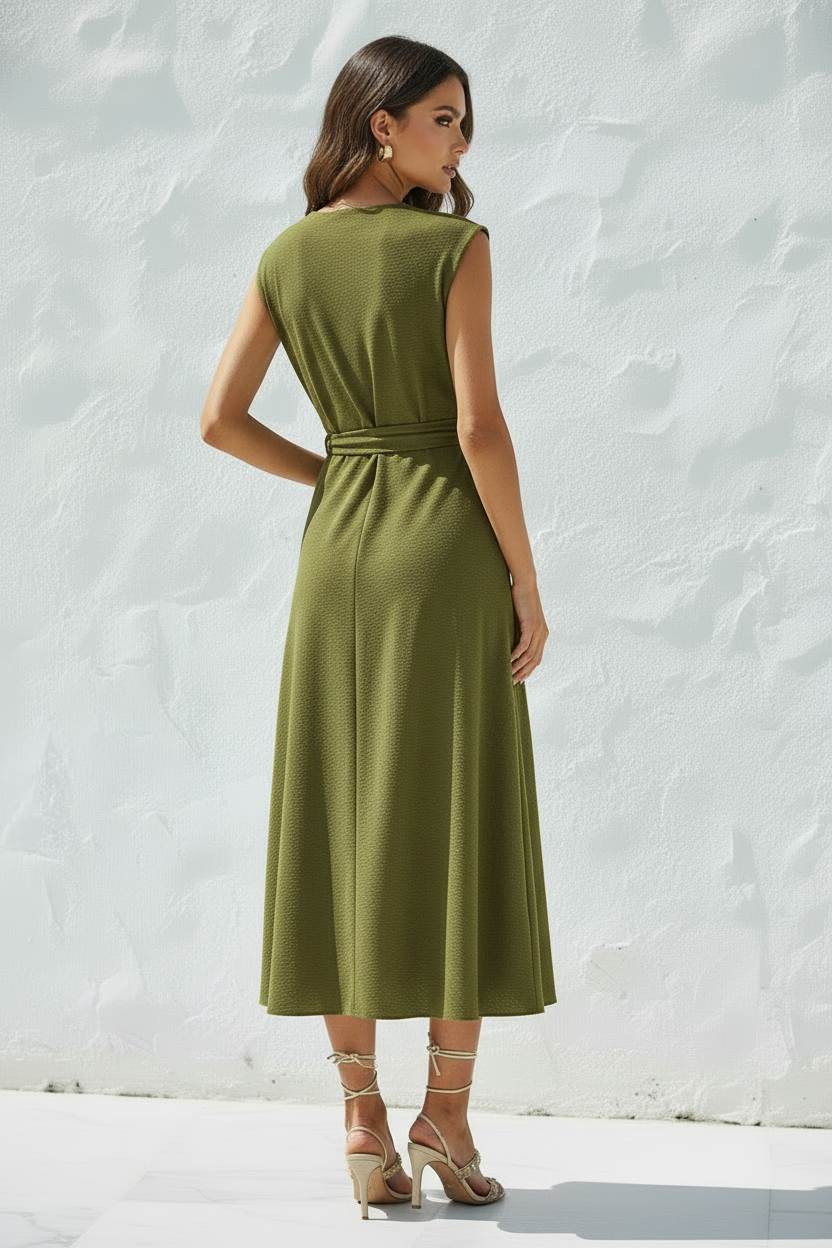 Vestido Verde — Costas