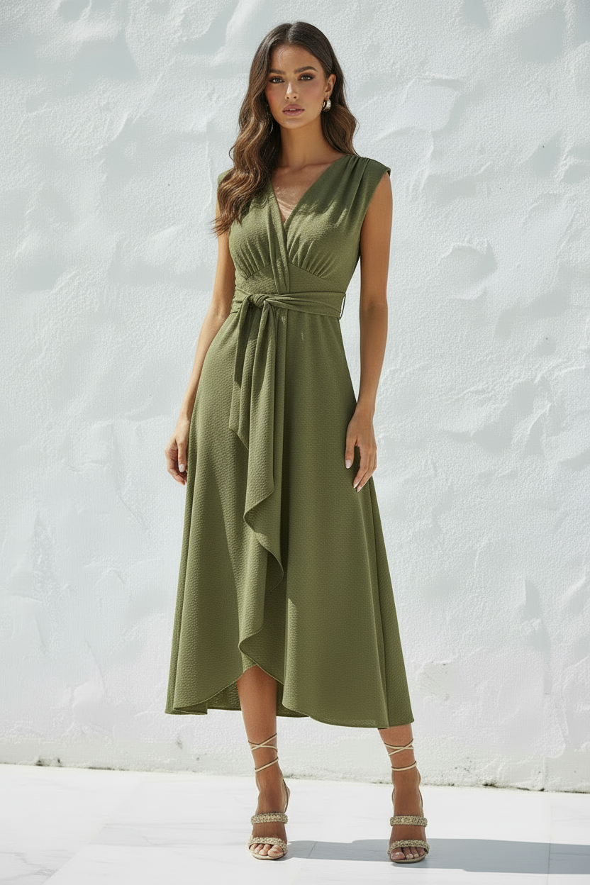 Vestido Verde — Frontal
